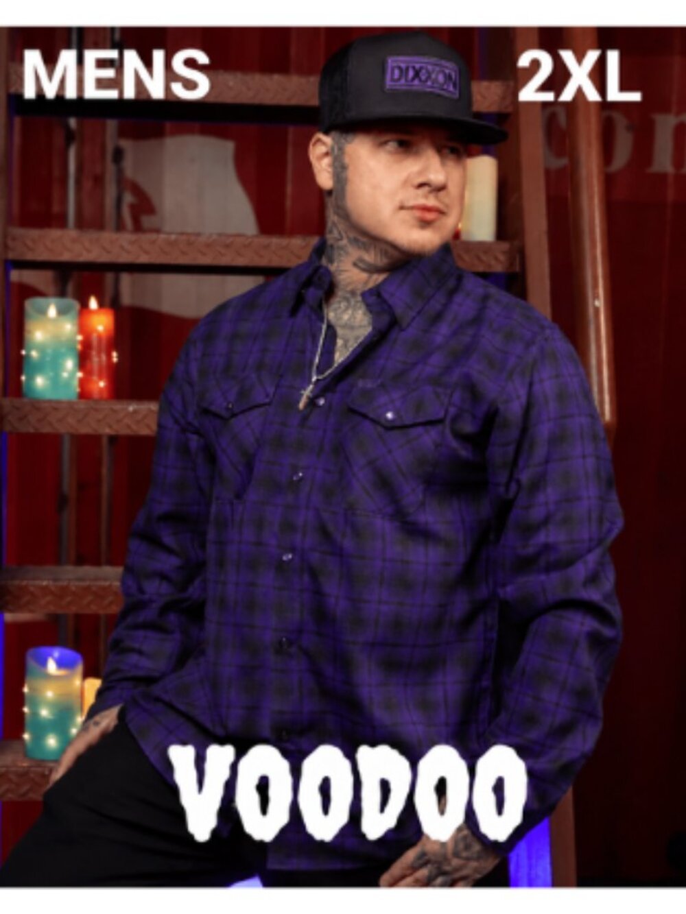 DIXXON Flannel VOODOO Flannel Shirt - Men's 2XL